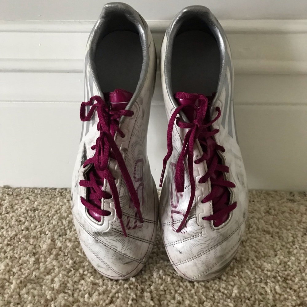 Women’s size 9, soccer cleats, adidas